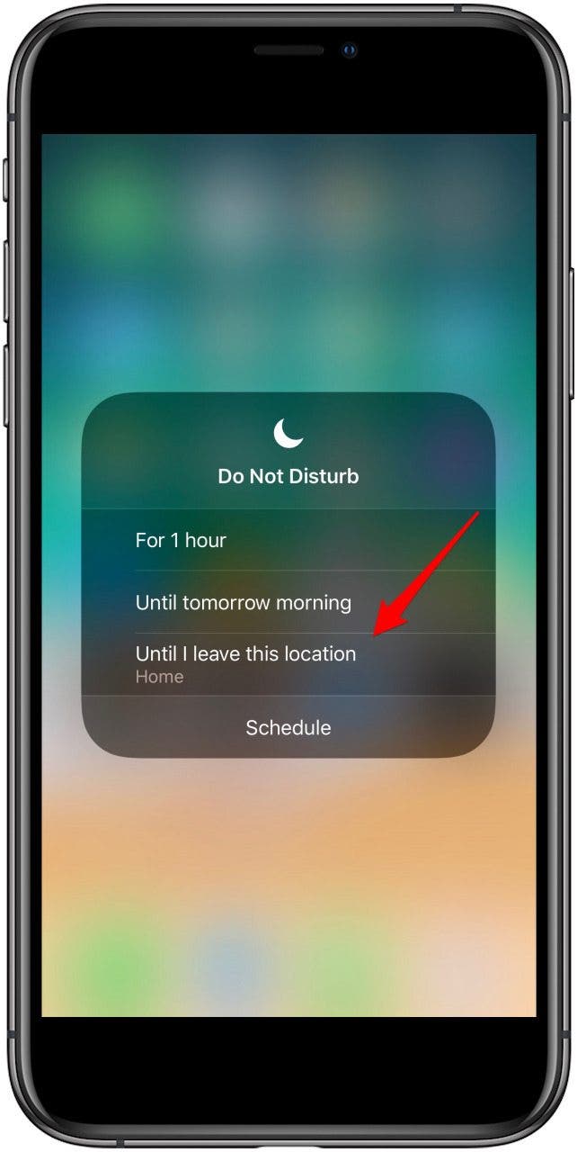 appuyez sur confidentialité dans l'application des paramètres