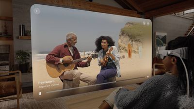vidéo spatiale Apple Visioin Pro