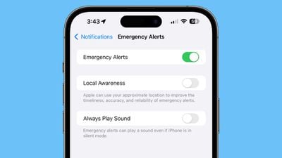 ios 17 2 sensibilisation locale d'urgence