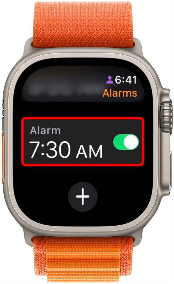 désactiver l'alarme de l'Apple Watch