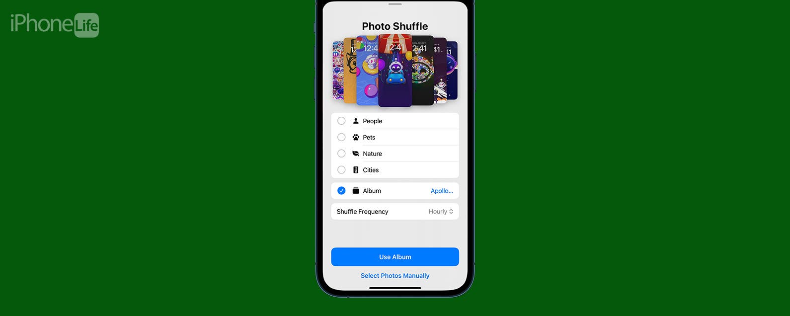 1700545740 Utiliser Photo Shuffle pour voir un album specifique iOS 17