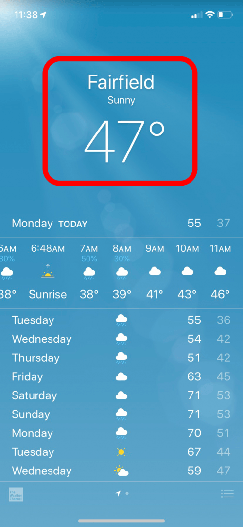 1700606209 23 Comment verifier les previsions meteo sur votre iPhone