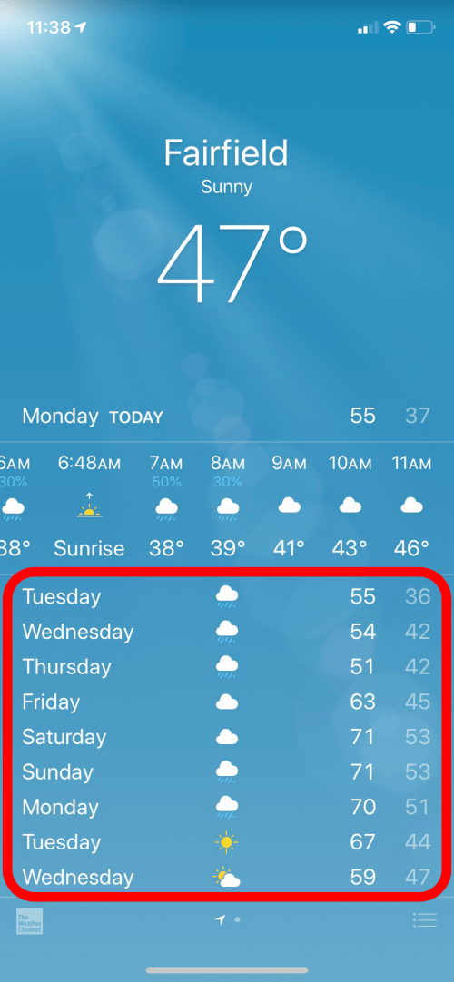 1700606210 60 Comment verifier les previsions meteo sur votre iPhone