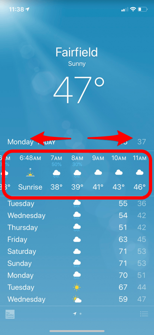 1700606210 657 Comment verifier les previsions meteo sur votre iPhone