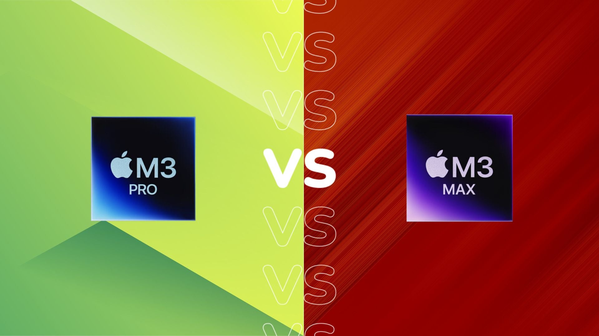 Apple M3 Pro vs Apple M3 Max comparaison des puces