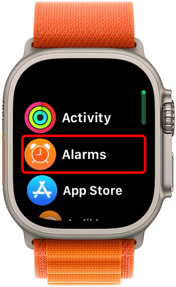 désactiver l'alarme sur Apple Watch