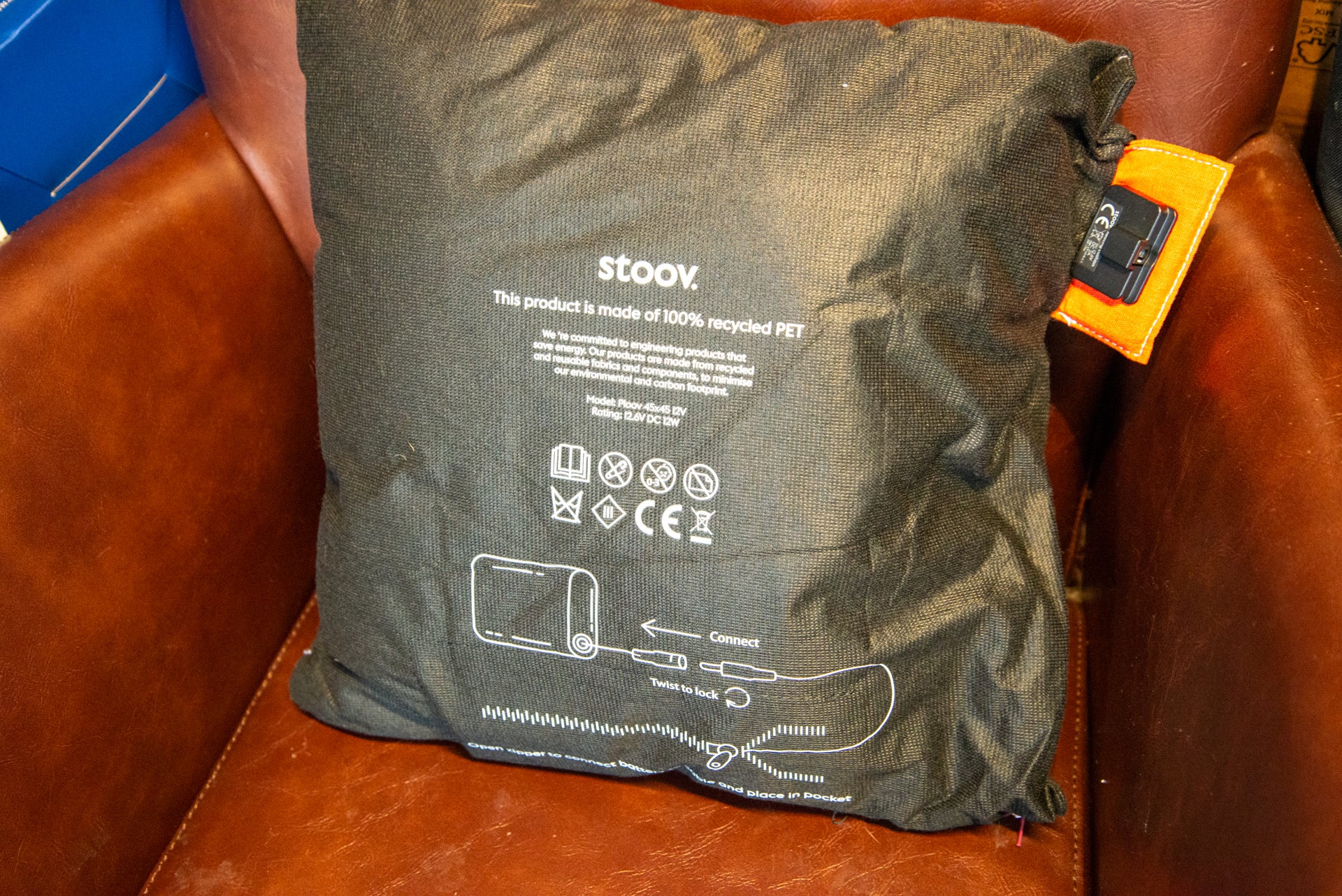 Coussin chauffant Stoov Ploov à l'intérieur