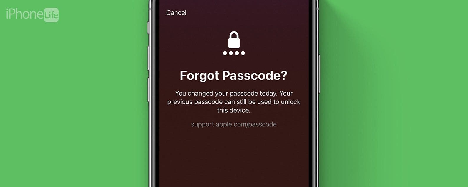 Utiliser temporairement lancien code dacces sur iPhone iOS 17