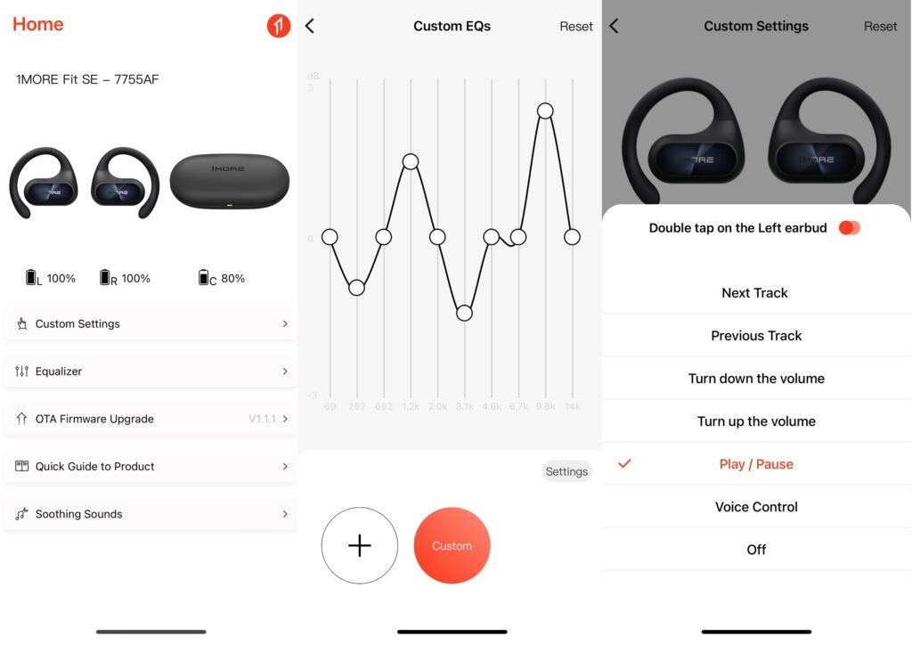 Application compagnon 1More Fit Open Earbuds S30