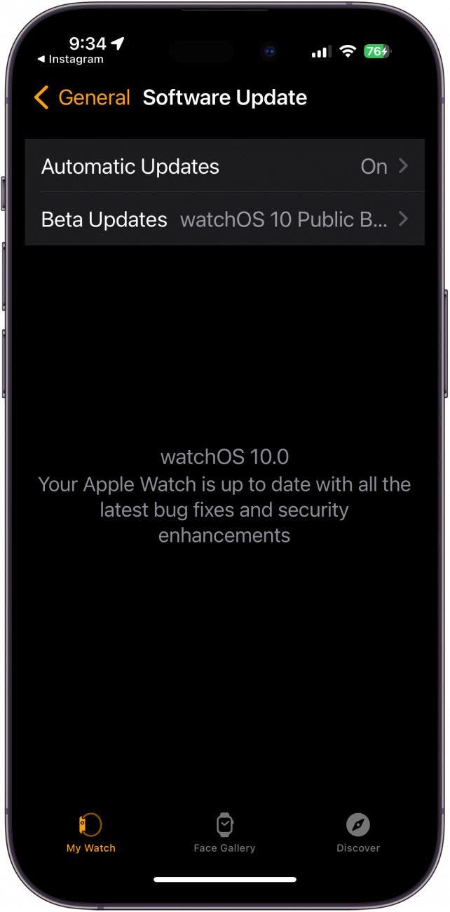 Apple Watch mise à jour vers Watchos 10 Apple Watch mise à jour vers Watchos 10