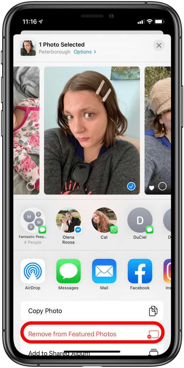 1702028172 468 Comment supprimer une photo du widget Photos sur liPhone nouveau