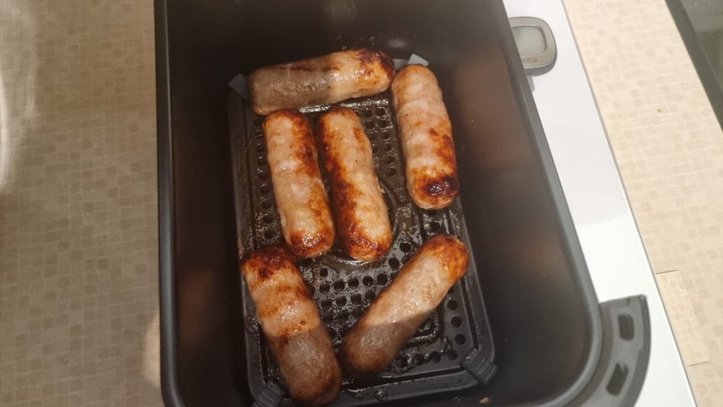Saucisses - Friteuse double air VonShef 9L
