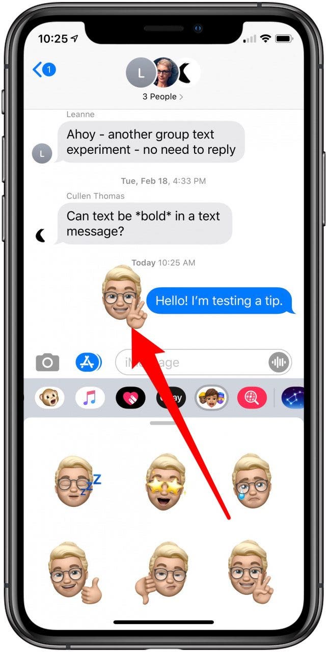 1702453773 608 Comment utiliser les autocollants Memoji pour reagir aux messages