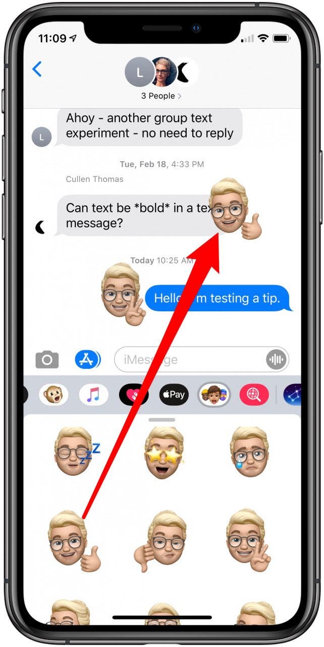 1702453774 279 Comment utiliser les autocollants Memoji pour reagir aux messages