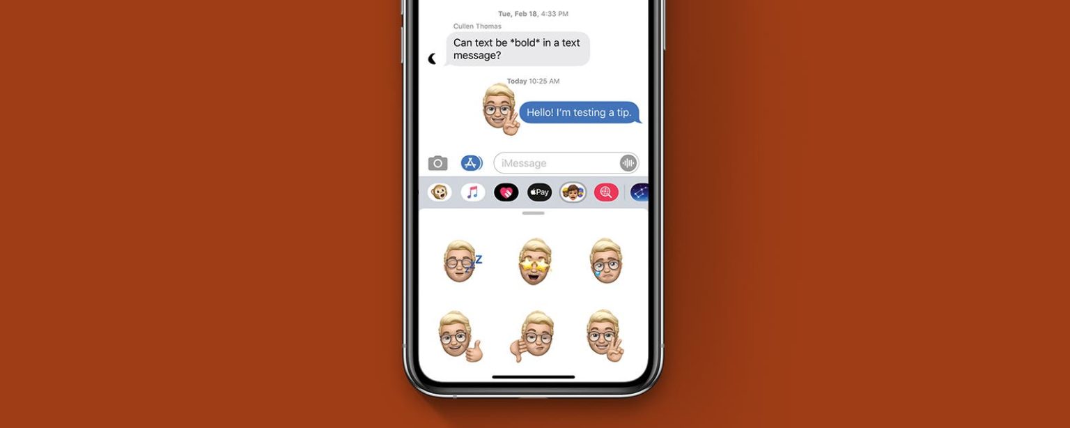 1702453776 Comment utiliser les autocollants Memoji pour reagir aux messages texte
