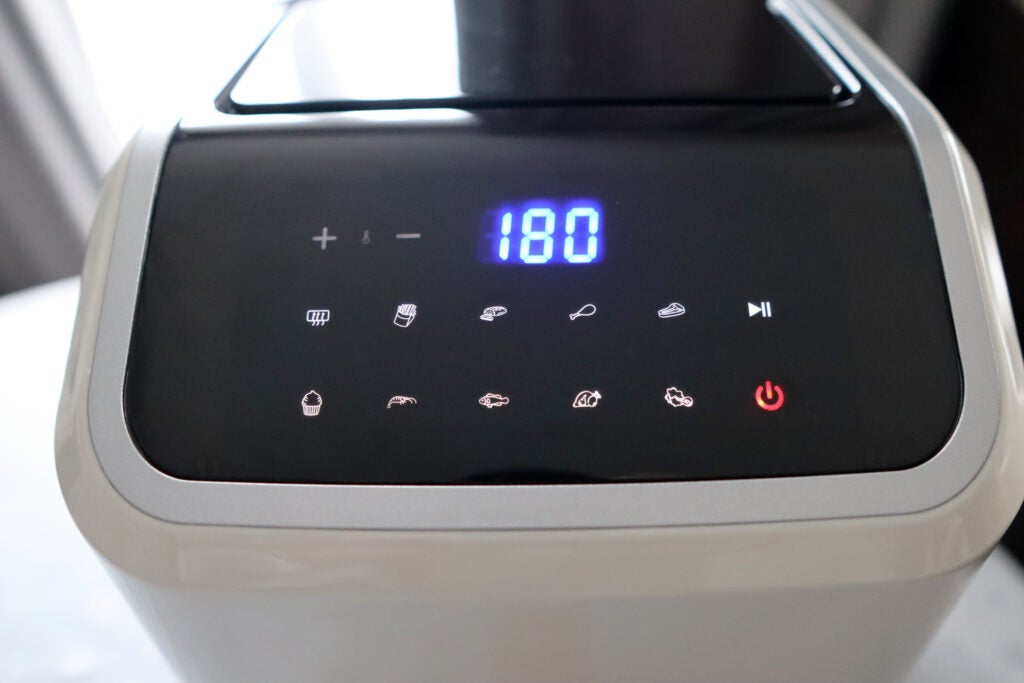 Panneau de commande - Friteuse à air VonShef Cream Fika 5L