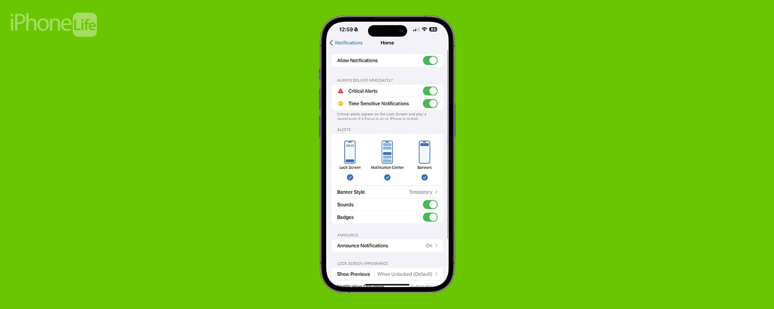 1702786375 Corrige iPhone bloque sur les alertes critiques de la maison