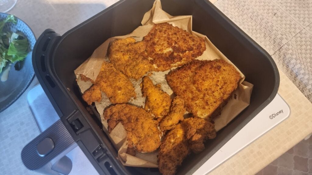 Poulet pané - Friteuse à air Cosori 6L Turbo Blaze