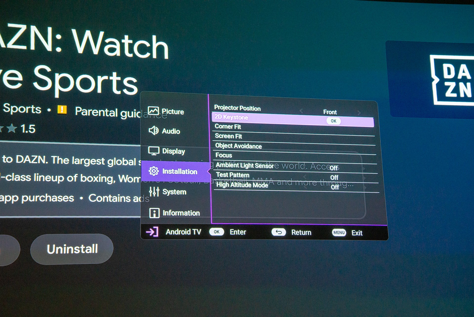 Clé de voûte du BenQ GP500