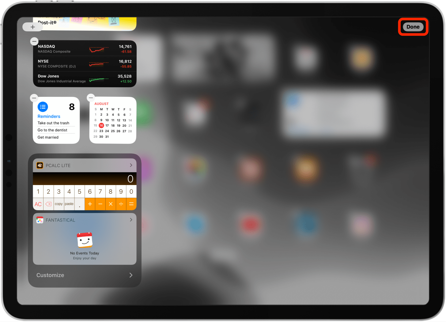 1705567781 12 Comment ajouter des widgets sur iPad aujourdhui