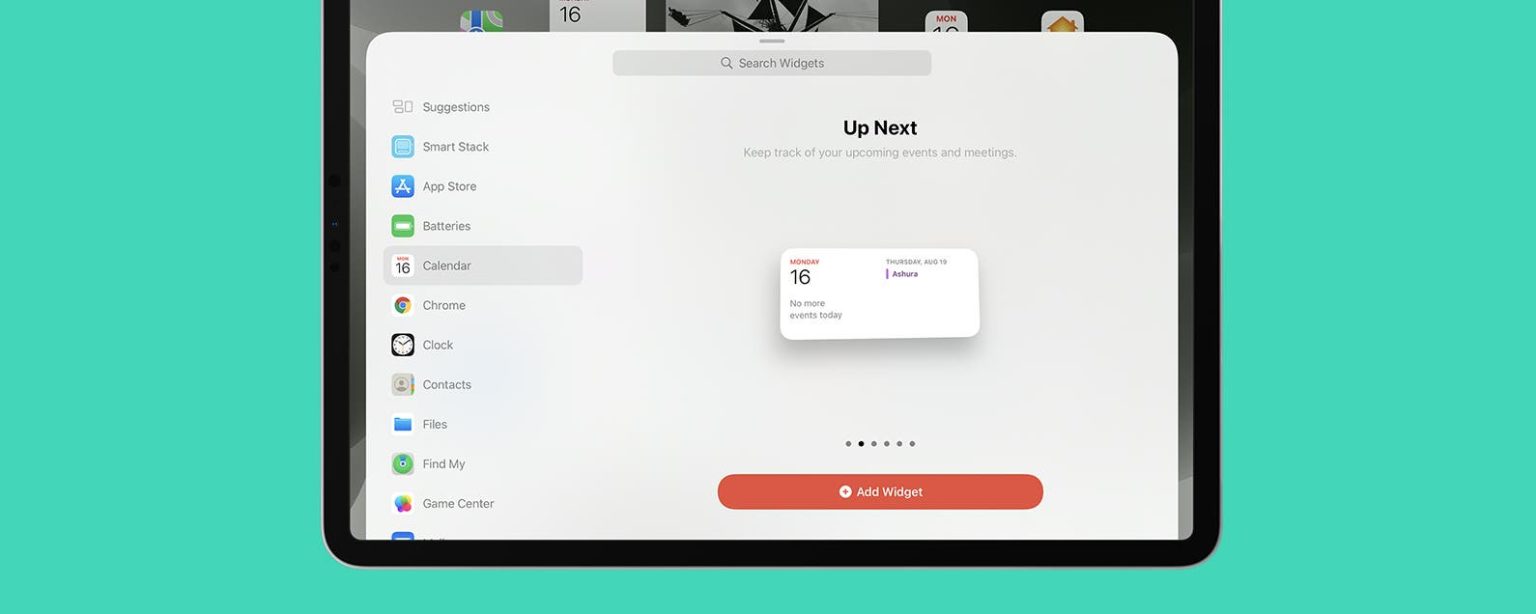 1705567791 Comment ajouter des widgets sur iPad aujourdhui