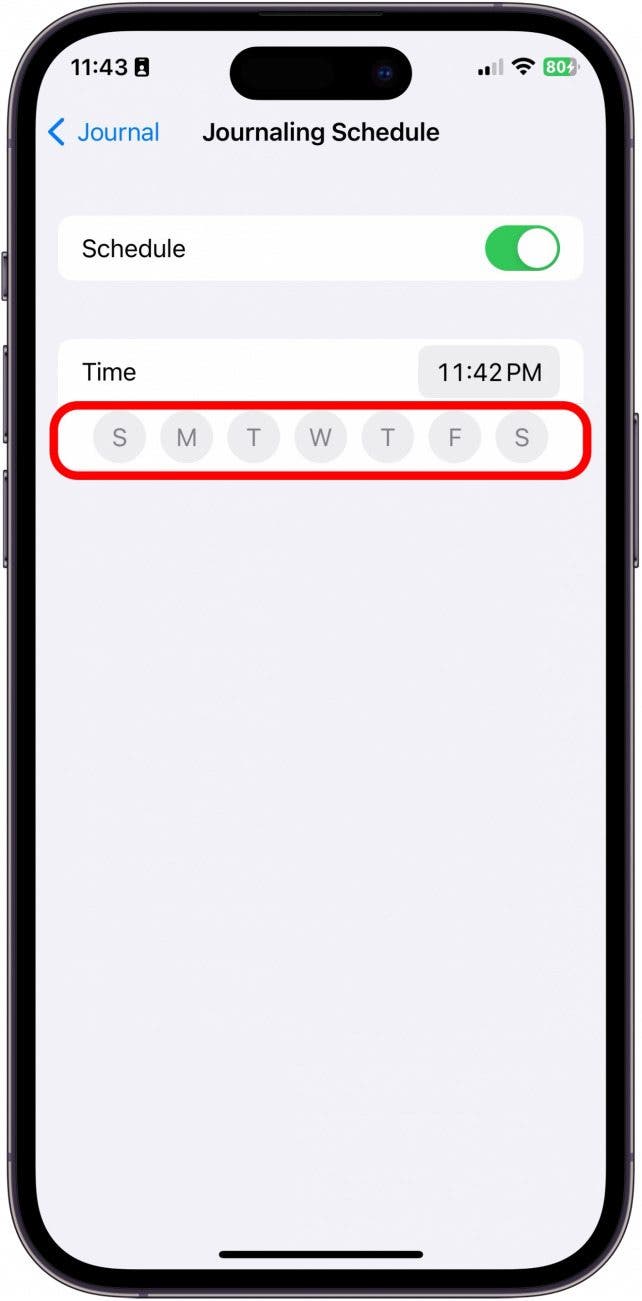 application de journal iphone