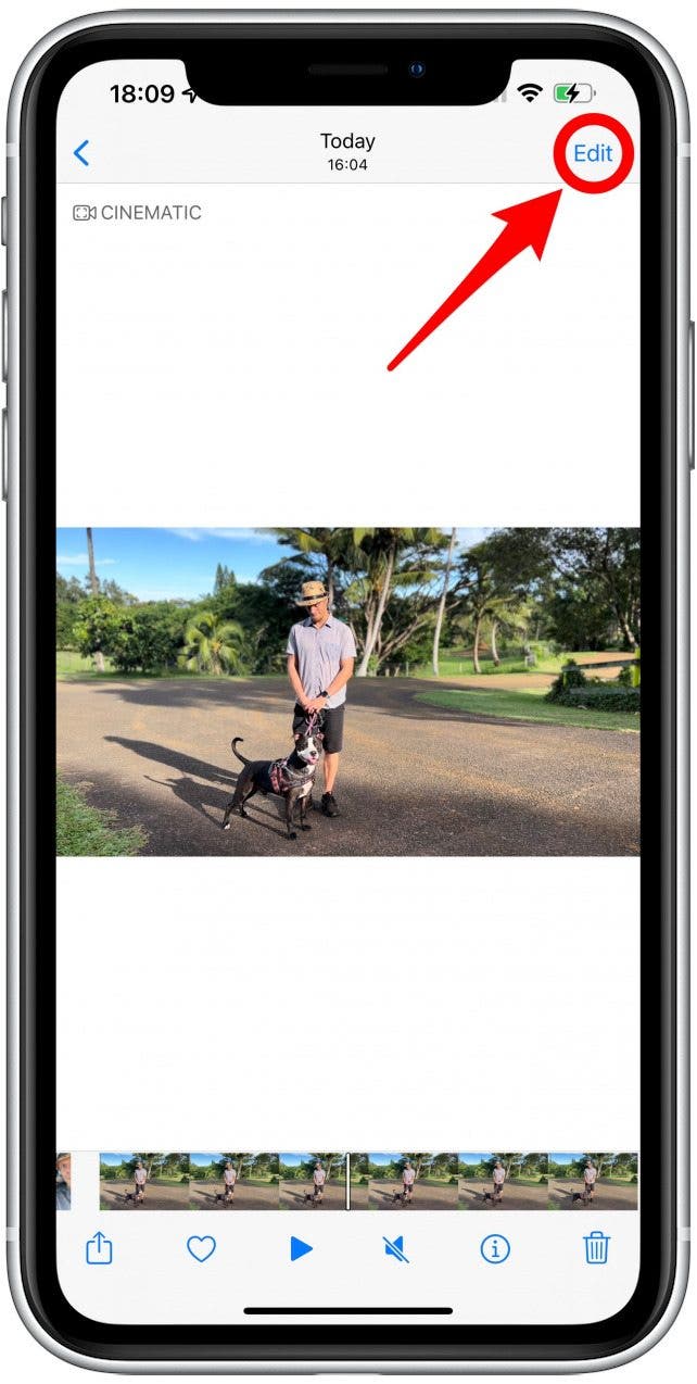 Appuyez sur Modifier : comment créer un film sur votre iPhone