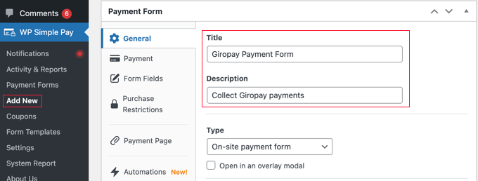 Personnaliser le formulaire de paiement dans WP Simple Pay Personnaliser le formulaire de paiement dans WP Simple Pay