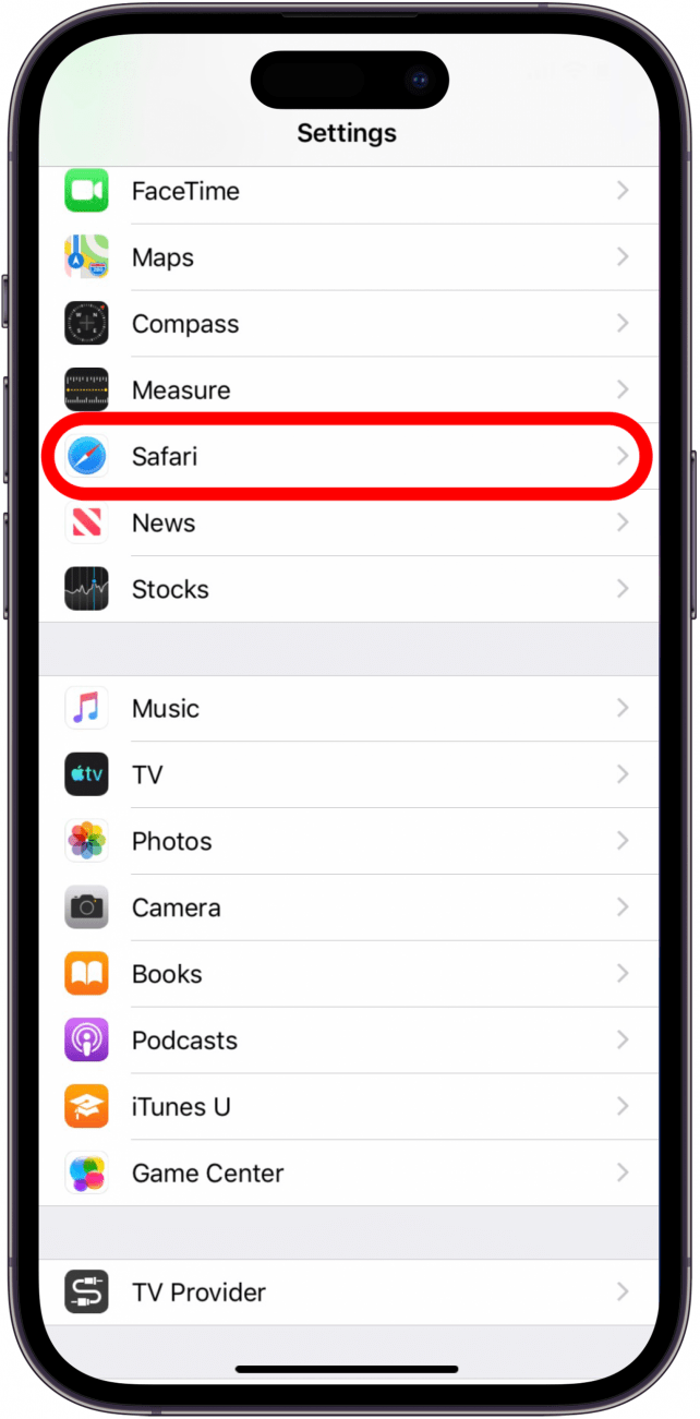 tap safari in ipad or iphone settings 1707382144 660 Comment mettre a jour les informations de saisie automatique de