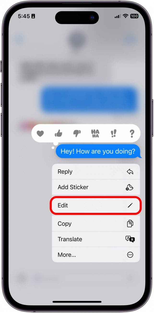 pourquoi ne puis-je pas annuler l'envoi d'un message sur imessage ios 16