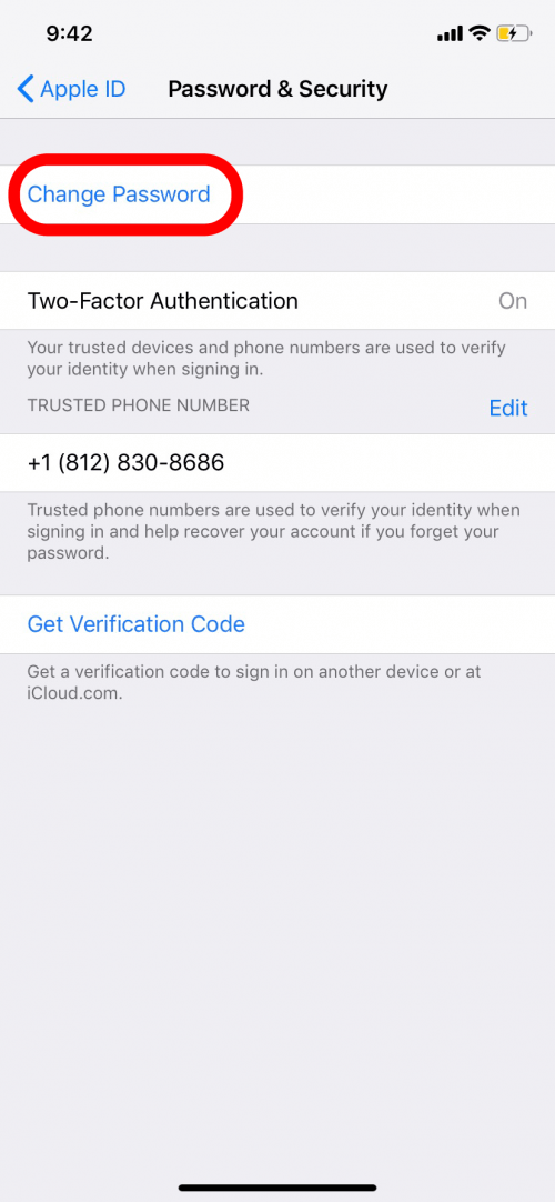 1708168353 946 Comment changer le mot de passe de votre identifiant Apple