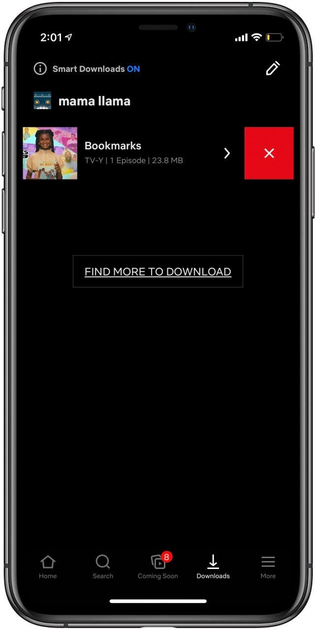 supprimer la vidéo téléchargée