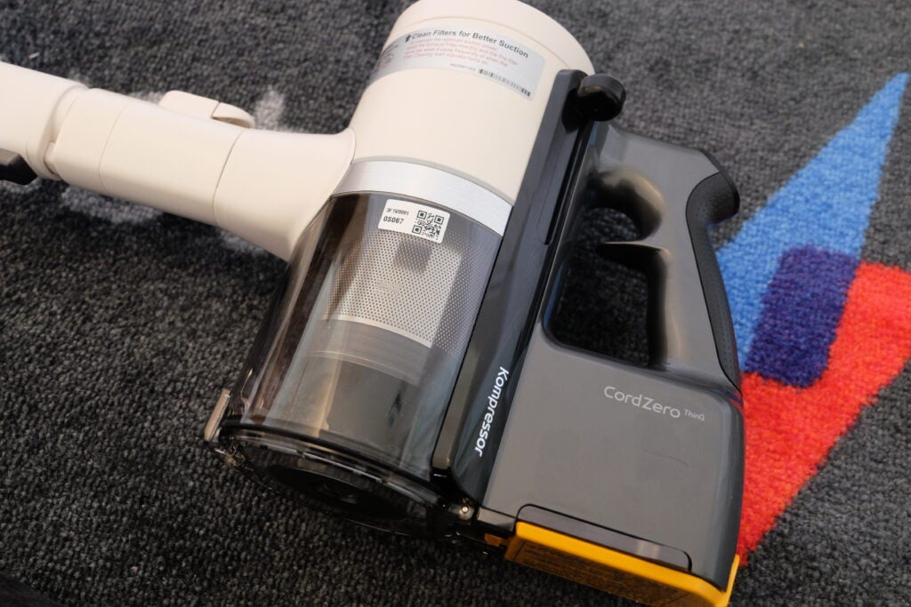 Aspirateur balai sans fil tout-en-un LG CordZero à vide automatique