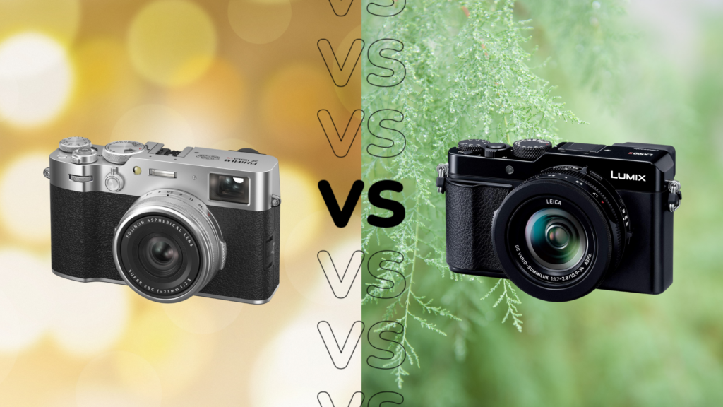 Fujifilm X100VI vs Panasonic Lumix LX100 II Les