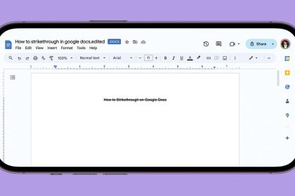 1709285123 Comment ajouter du texte barre dans Google Docs