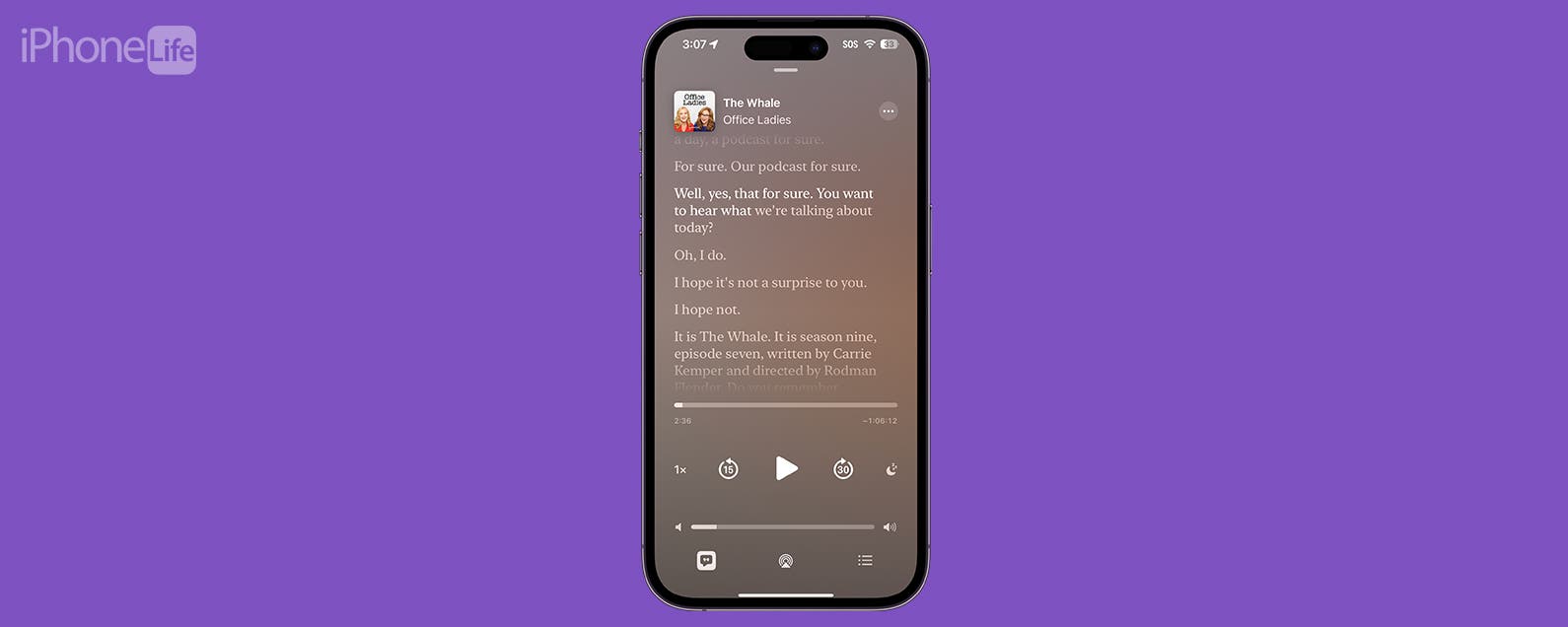 1711400450 Comment voir les transcriptions de podcasts dans lapplication Podcasts