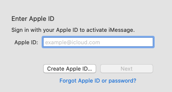 reconnectez-vous avec le bon identifiant Apple