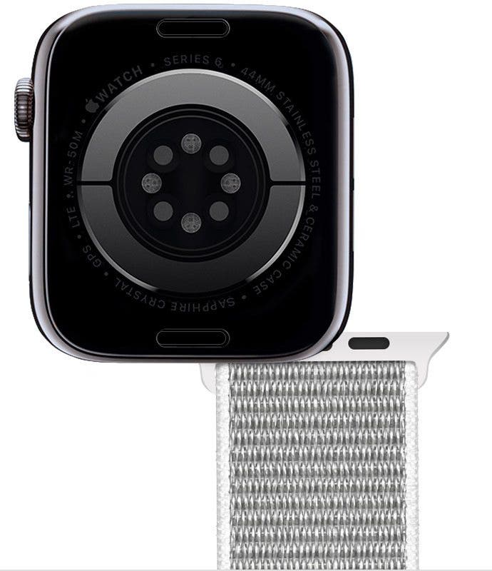 appuyez sur le bouton de déverrouillage du bracelet Apple Watch pour retirer le bracelet de la Apple Watch, puis faites glisser le bracelet pour le retirer appuyez sur le bouton de déverrouillage du bracelet Apple Watch pour retirer le bracelet de la Apple Watch, puis faites glisser le bracelet pour le retirer