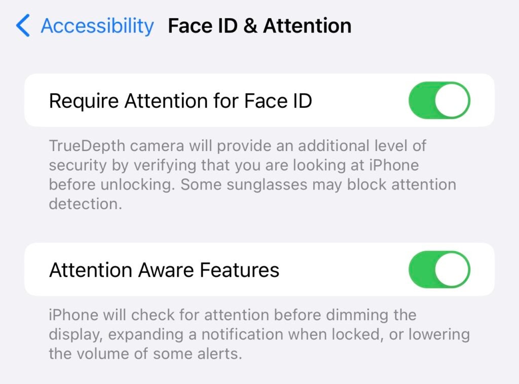Sensibilisation à l'attention de l'iPhone