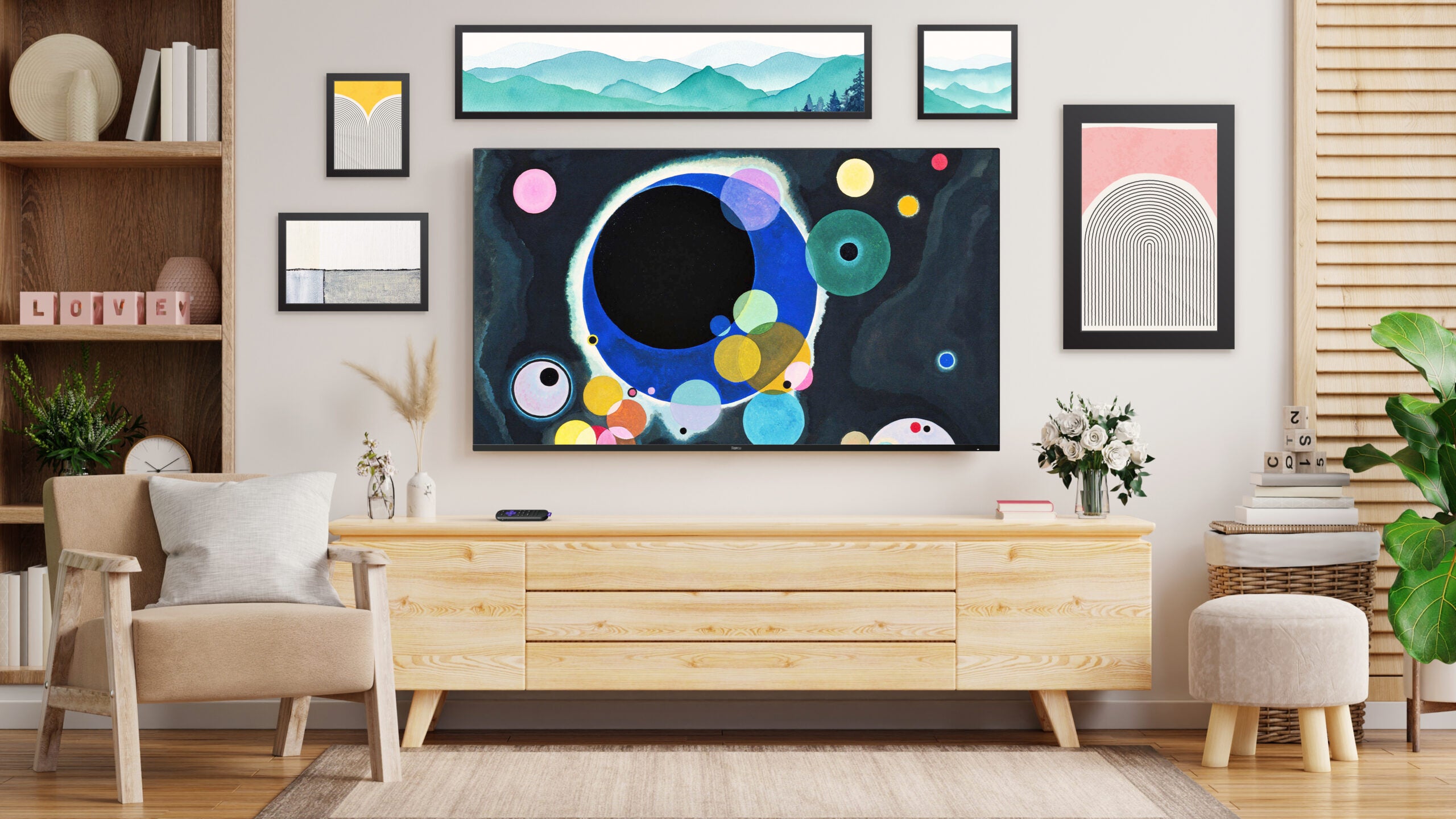 Roku sattaque aux televiseurs The Frame de Samsung avec la
