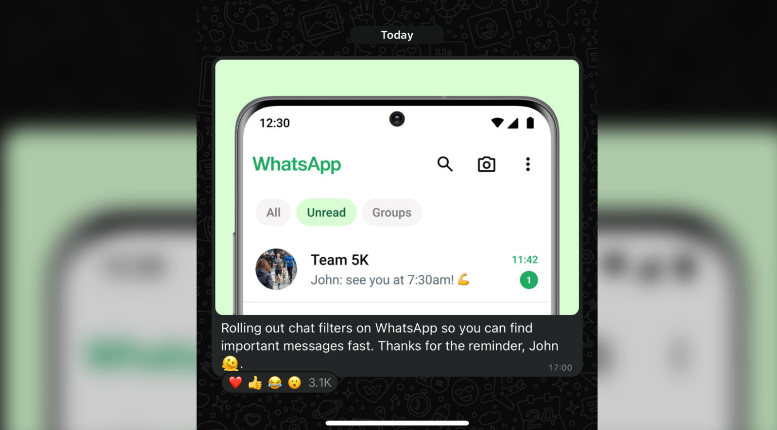 WhatsApp introduit enfin des filtres de discussion pour reduire lencombrement