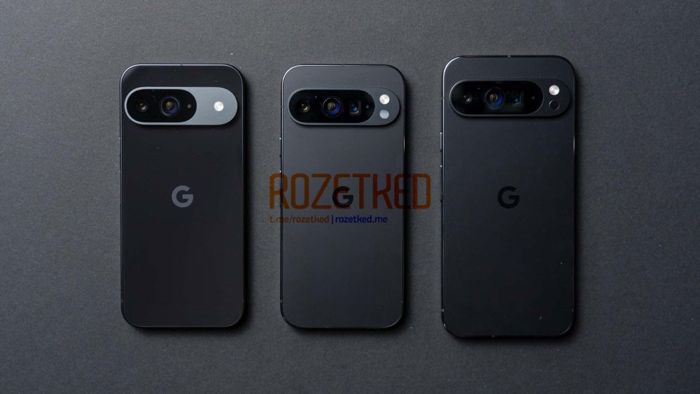 Fuite de photos de la gamme Google Pixel 9