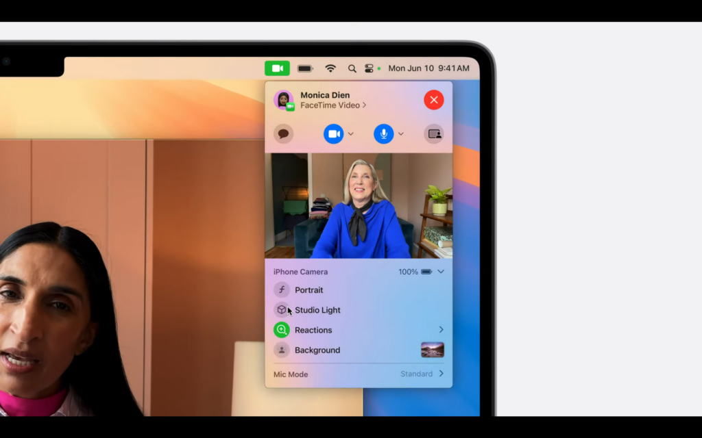 Aperçu du présentateur macOS Sequoia