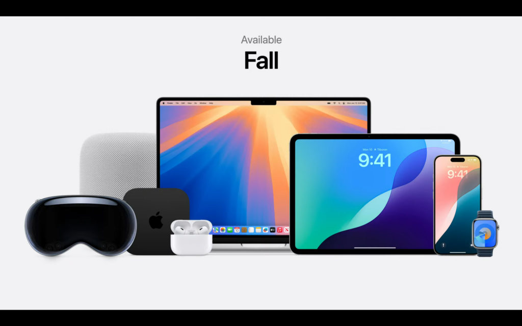 Dates de sortie de la WWDC