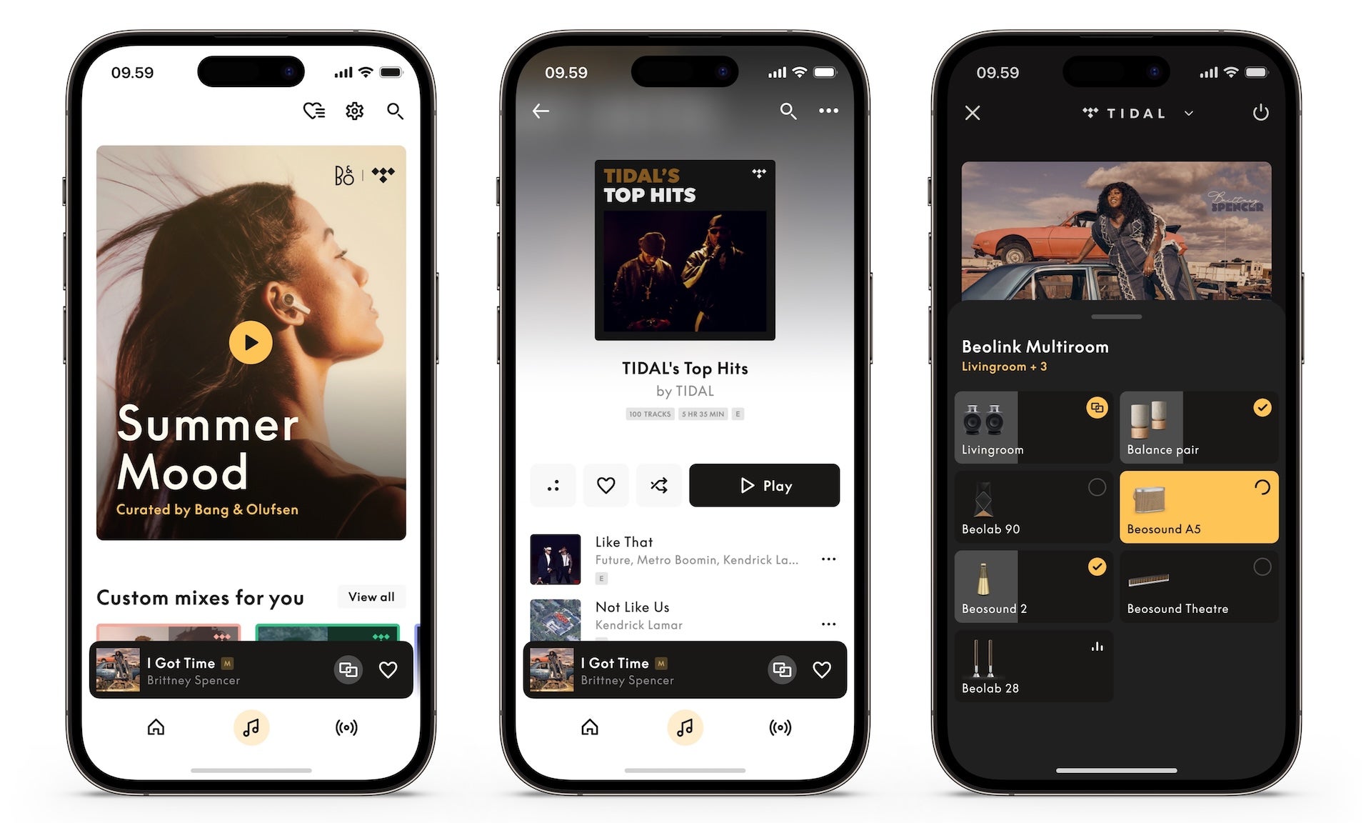 Bang Olufsen et Tidal sassocient pour offrir de la
