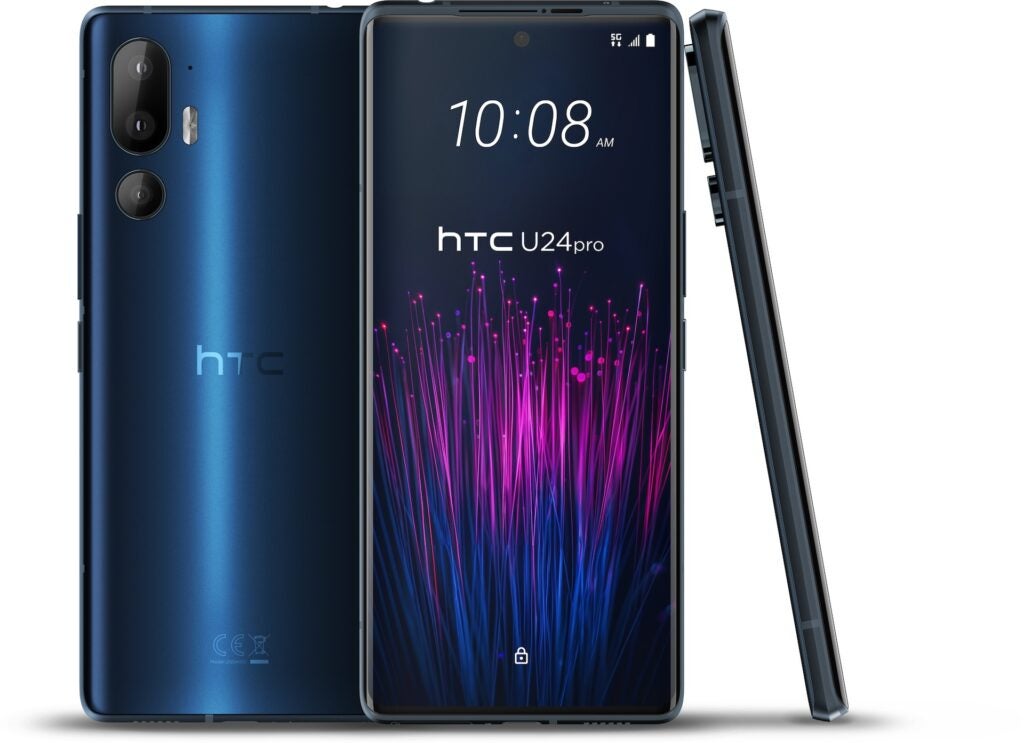 HTC U24 Pro sous trois angles