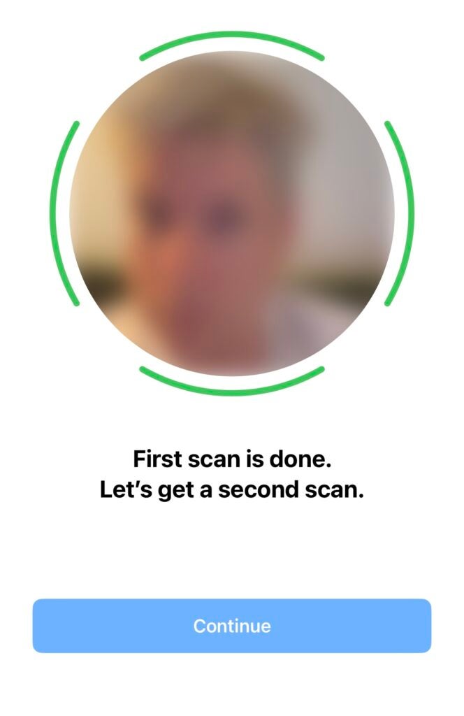 Vision de numérisation d'identification de visage pro