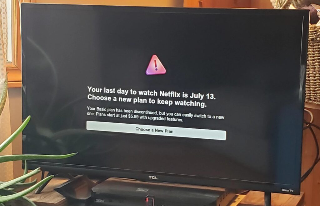 Je n'arrive pas à finir Netflix