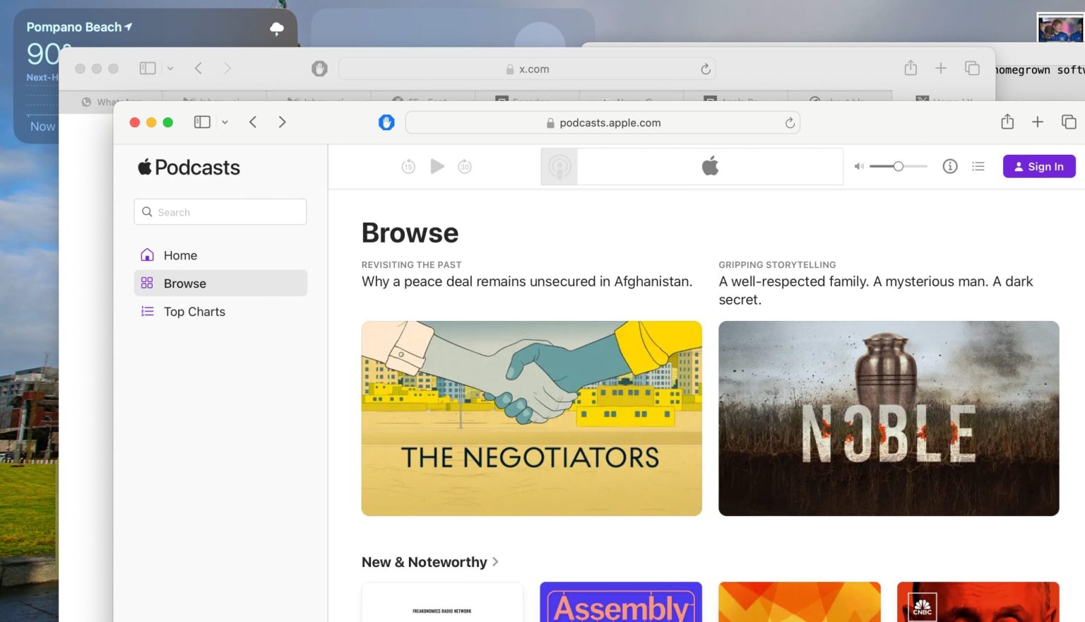 Apple Podcasts sur le Web est un moyen simple de