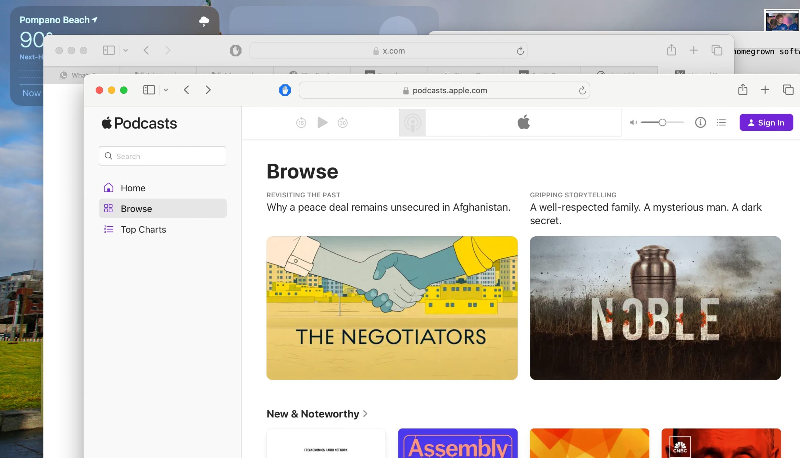 Apple Podcasts sur le Web est un moyen simple de
